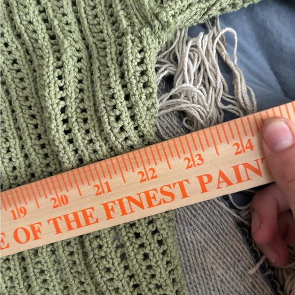 American Eagle Women’s S/P Green Knit Button Up Cardigan Sweater NWOT - Picture 9 of 12